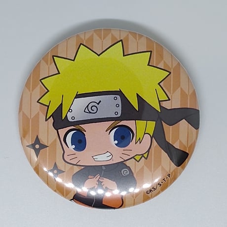 NARUTO NARUTO疾風伝　うずまきクシナ　缶バッジ　絆　❷ NARUTO 限定品 箔押し缶バッジ うずまきクシナ 波風ミナト