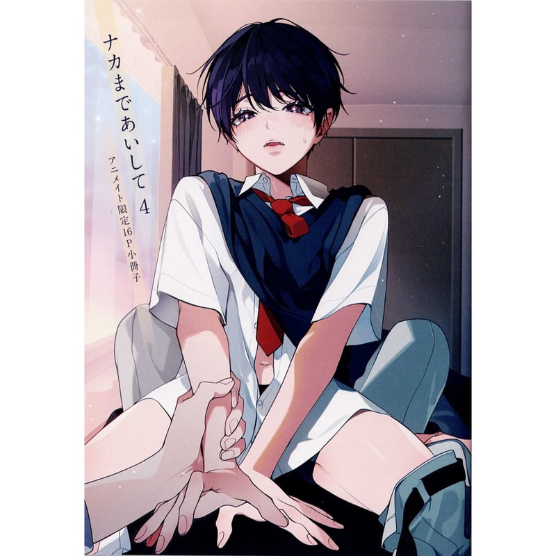 百瀬あん 『ナカまであいして』4巻 アニメイト特典 小冊子【BL
