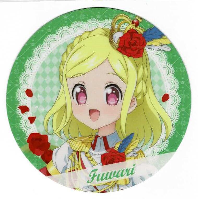 プリパラ 緑風ふわり プリズムストーンカフェ 特典コースター(等身