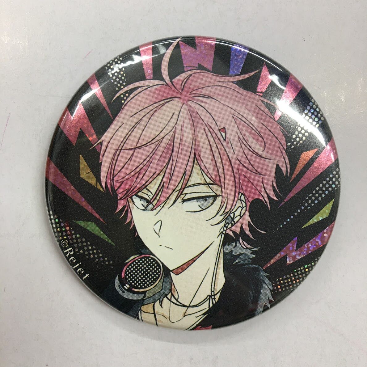 レオード ホロ缶バッジ 裏サビ有】ディアヴォーカリスト レオード 缶バッジ ホロ | K