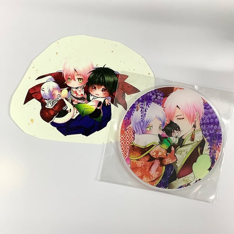 腐男子召喚　アクリルコースター　藤咲もえ Amazon.co.jp: 腐男子召喚 アクリルコースター 2枚セット 藤咲