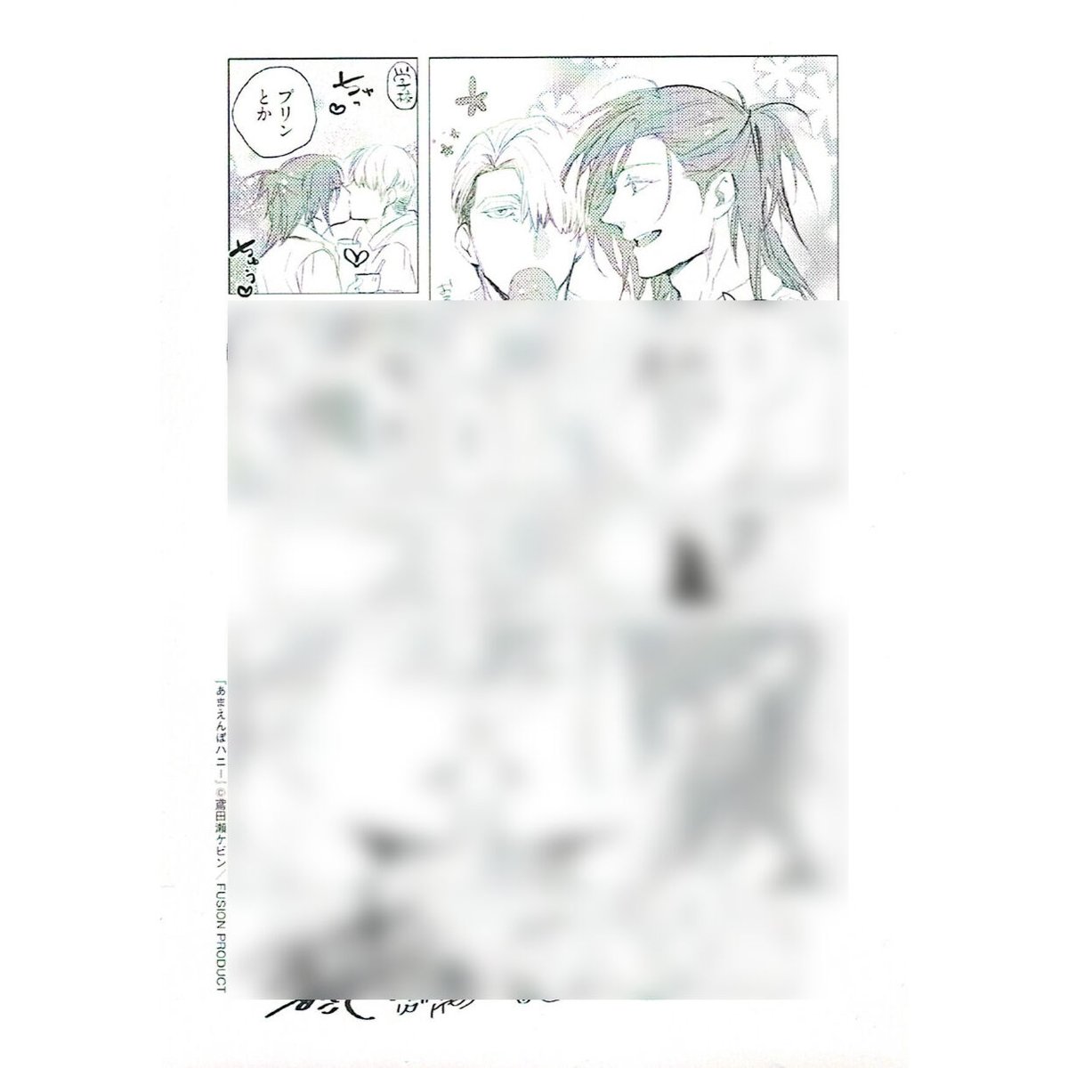 鳶田瀬ケビン 『あまえんぼハニー』 アニメイト特典 ペーパー 【BL