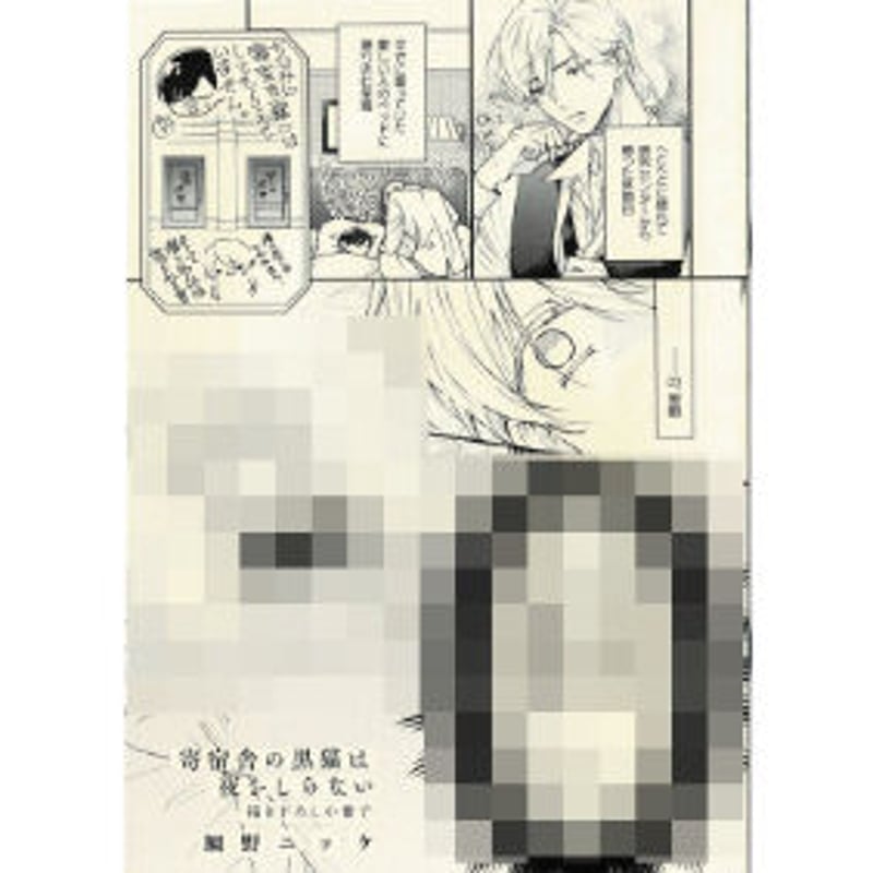 鯛野ニッケ 『寄宿舎の黒猫は夜をしらない』全サ 小冊子【BLグッズ