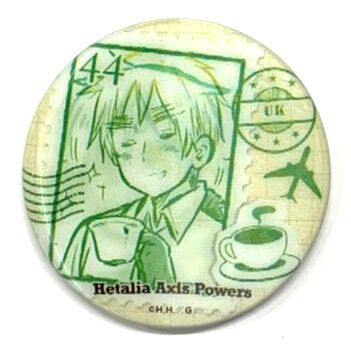 ヘタリア axis powers チェンジング 缶バッジ イギリス アニメガ