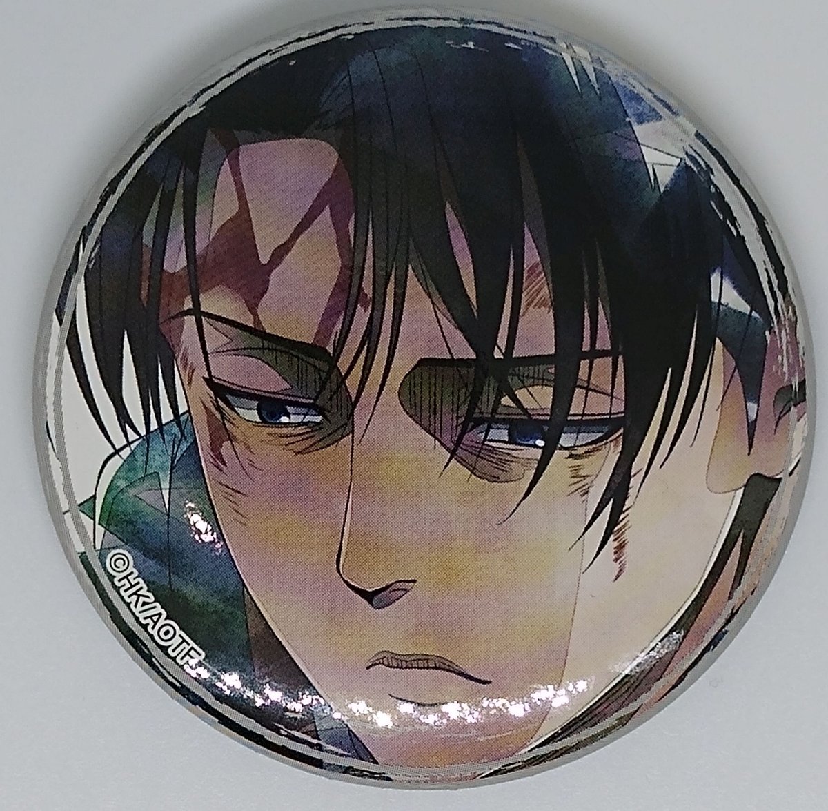 進撃の巨人　リヴァイ　キャラバッジコレクション　缶バッジ 進撃の巨人 キャラバッジコレクション Art-Pic（リヴァイ