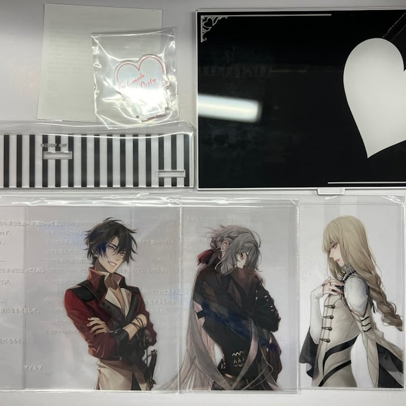 終遠のヴィルシュ 終ヴィル オトパ2023 メセカ リュカ アドルフ アンクゥ 終遠のヴィルシュ アンクゥ アドルフ リュカ アクリルメッセージカード