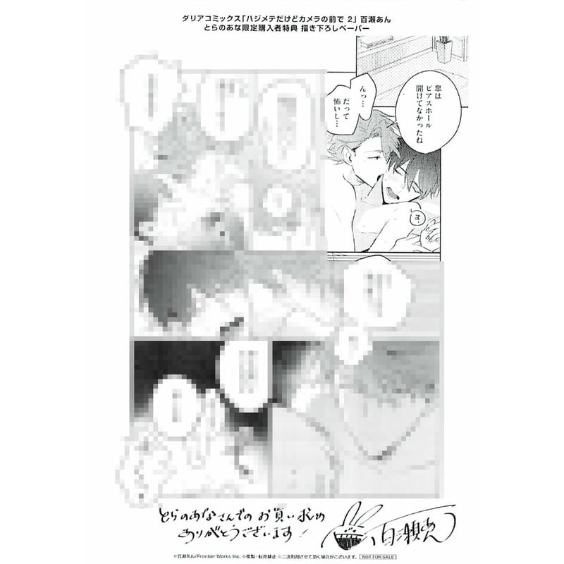 百瀬あん『ハジメテだけどカメラの前で (2)』 とらのあな