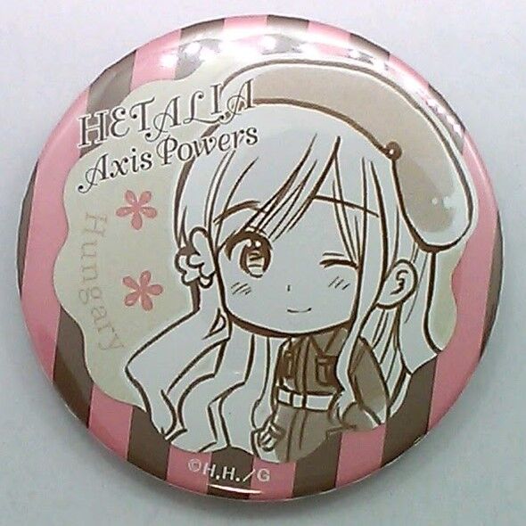 ヘタリア Axis powers ヒサゴ コミケ 原作絵 缶バッジ ハンガリー ヘタリア Axis Powers ハンガリー トレーディング缶バッジ 第2弾 Vol.1