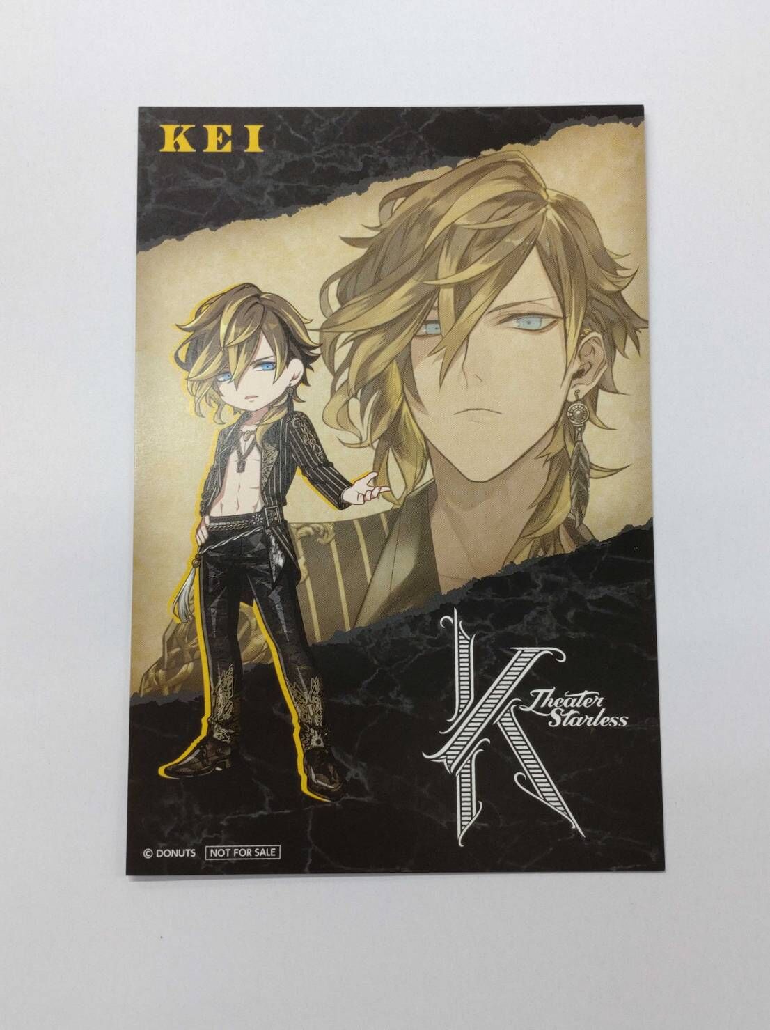 た*う様 ブラスタ　メデュラ　特典　ポストカード　ケイ ブラックスター 4th anniversary 特典ポストカード ケイ | K