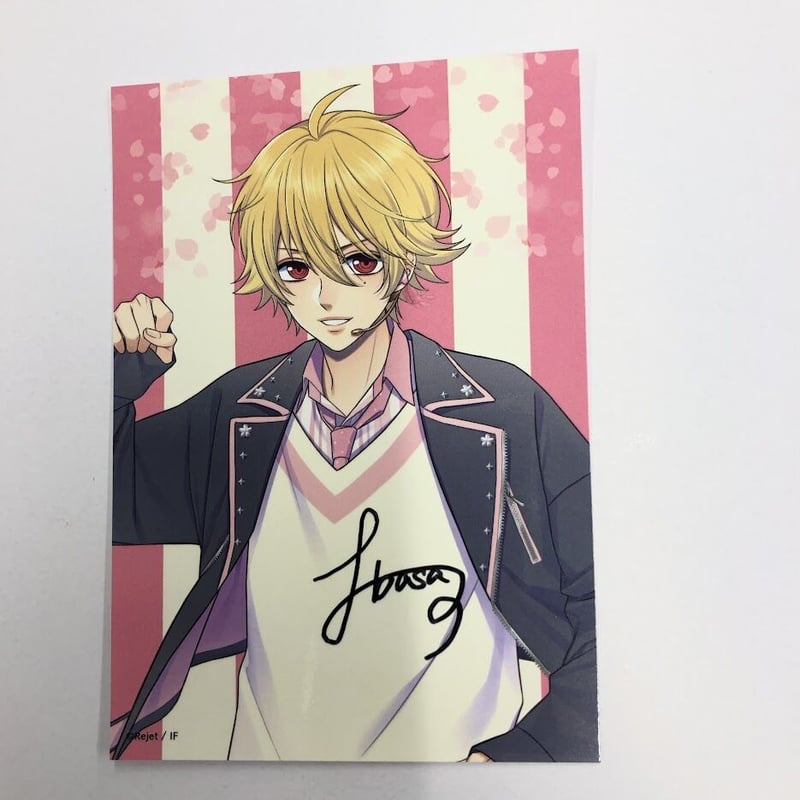 ピタゴラスプロダクション 新堂ツバサ 直筆サイン入りブロマイド | K ツバサブロマイド