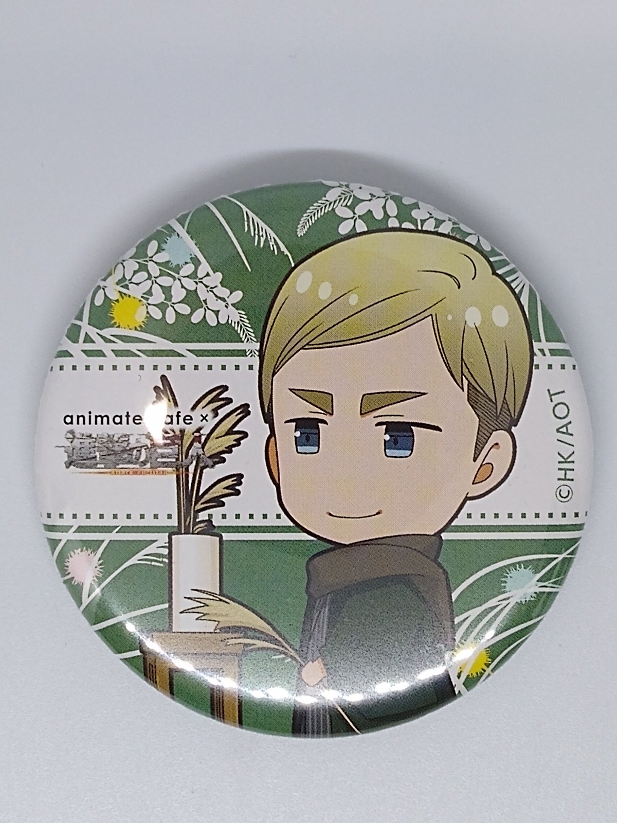 進撃の巨人 きゃらぐま 缶バッジ エルヴィン3個セット