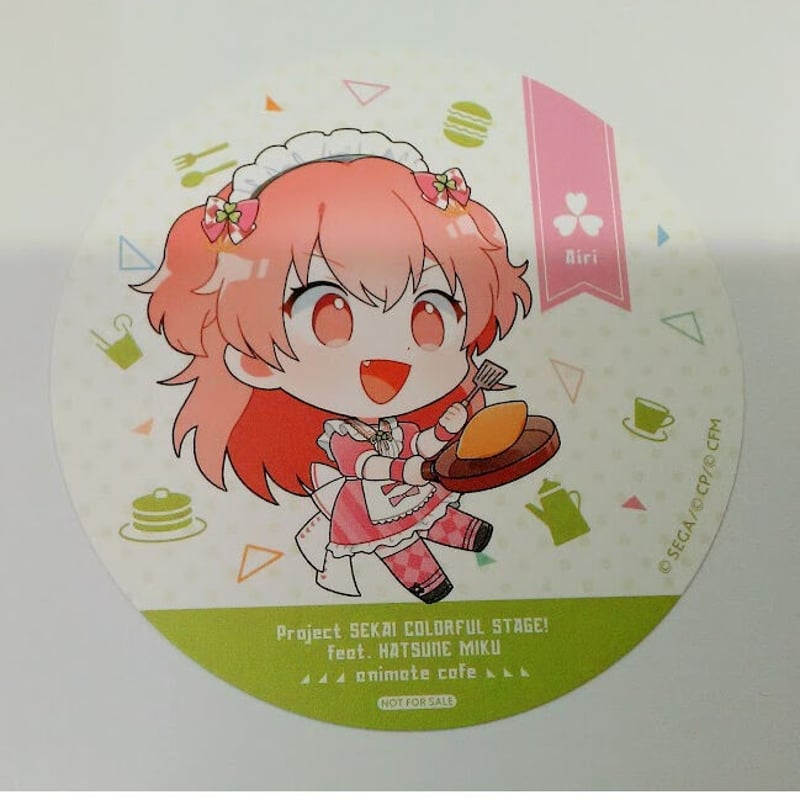 プロジェクトセカイ アニメイトカフェ メニュー注文特典 コースター 