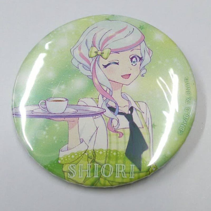 アイカツプラネット！×スイーツパラダイス54㎜缶バッジ シオリ | K