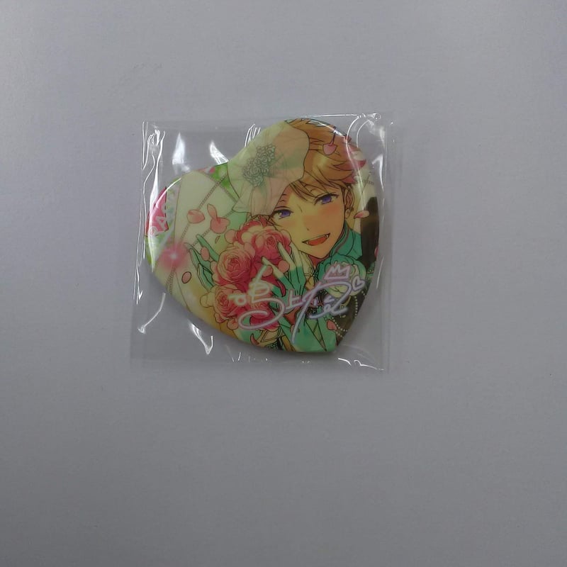 鳴上嵐願望ハート缶バッジ