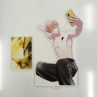 刀剣乱舞 スクエア缶バッジコレクション 跪坐 石田正宗 | K