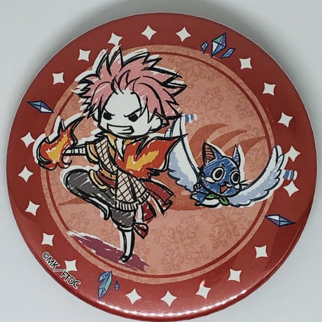フェアリーテイル 缶バッジ 非売品 ナツ フェアリーテイル 缶バッジ 原作絵 ナツ フェアリーテイル 缶