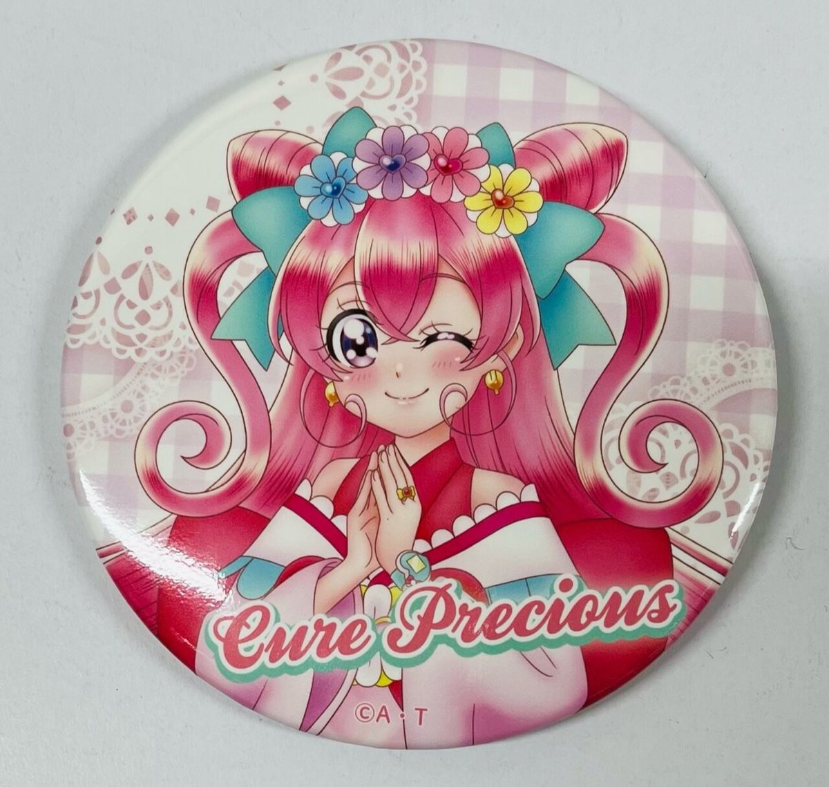 キュアプレシャス 和実ゆい 缶バッジ デリシャスパーティ♡プリキュア 浴衣 プリキュア 全プリキュア展 キュアプレシャス ゆい 缶バッジ | K-BOOKS