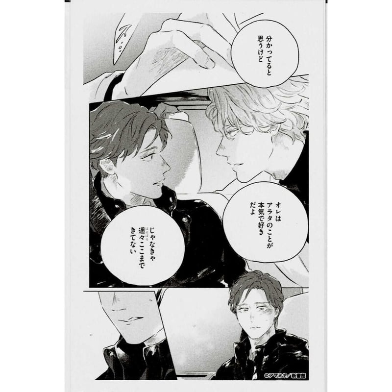 アマミヤ『ロマンスには程遠い』 名シーン クリアカード【BL