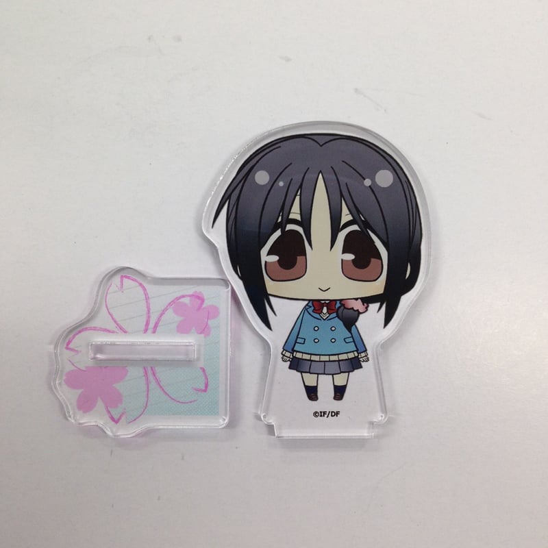 薄桜鬼SSL 雪村千鶴 バッジ アクリルスタンド 薄桜鬼 雪村千鶴 鬼