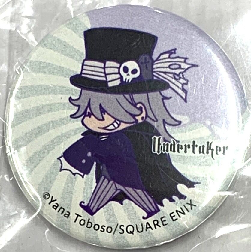 枢やな『黒執事』ファントムカフェ ハロウィン 缶バッジ 葬儀屋 | K