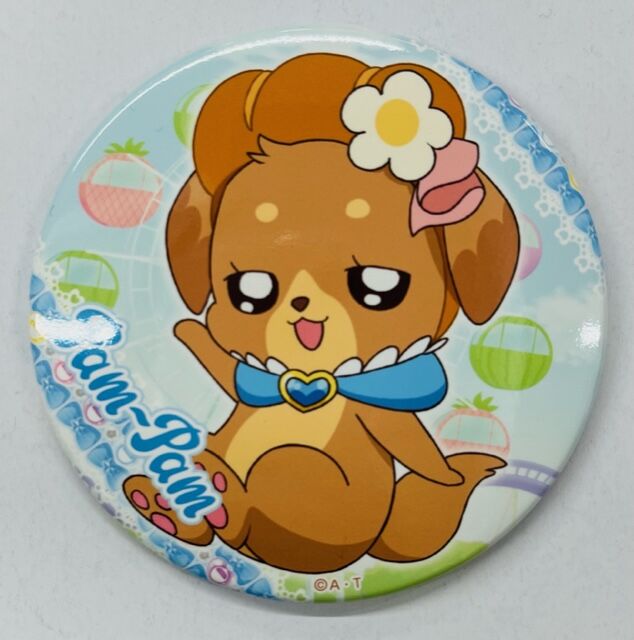 デリシャスパーティプリキュア　ハート缶バッジ　キュアスパイシー　パムパム 512f5EeoL+L._UF350,350_QL50_.jpg