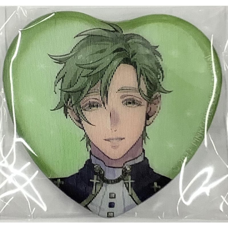 NU:カーニバル』 ハート形 チェンジング 缶バッジ オリビン【BLグッズ