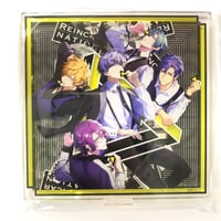 刀剣乱舞 実休 跪坐 スクエア缶バッジ 応援ライト 編成ミニアクリル 刀剣乱舞 実休光忠 スクエア缶バッジコレクション（跪坐） 第五弾 | K