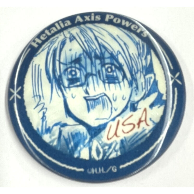 ヘタリアAxisPowers缶バッジ ヘタリア Axis Powers 中国 「ちび＆きらっ☆」だよ