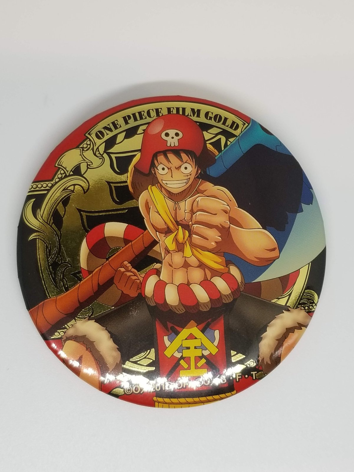ONE PIECE モンキー・D・ルフィ 金の輩缶バッジ | K-BOOKS 池袋 2次元