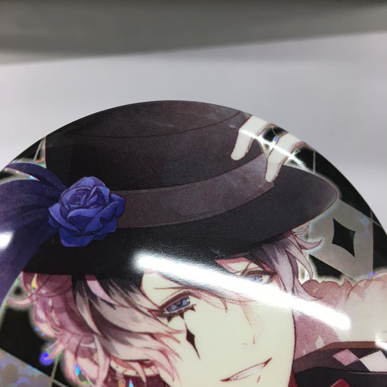 イタミ有・裏サビ有】DIABOLIK LOVERS 無神ルキ 缶バッジ ホロ