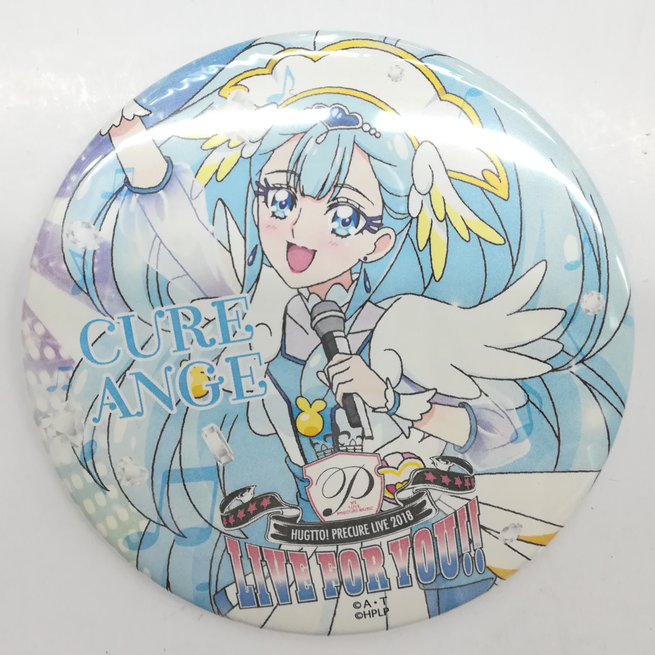 キュアアンジュ　ライブ限定　HUGっとプリキュア　缶バッジ　希少 original