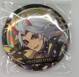 【原神】荒瀧一斗　荒瀧　一斗　缶バッジ　プライズ　ホログラム　ホログラム缶バッジ fit=scale-down,w=1200