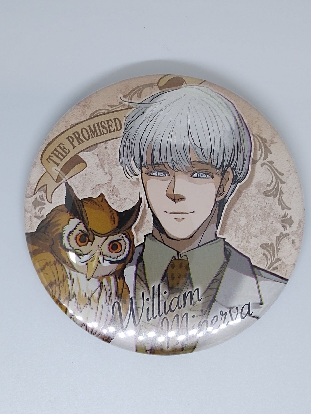 約束のネバーランド ウィリアム・ミネルヴァ コレクション缶バッジ 第2