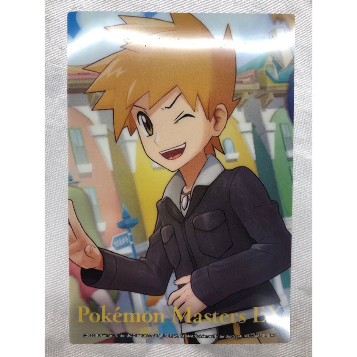 ポケモンカード　ポケモン　Pokemon　MASTERS EX 初期不良：表面汚れ】ポケモン グリーン 『ポケモンマスターズ