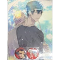 【傷み有り】宝井理人　『テンカウント』5巻　とらのあな有償特典　缶バッジバインダー &  缶バッジ 2個セット【BLグッズ】