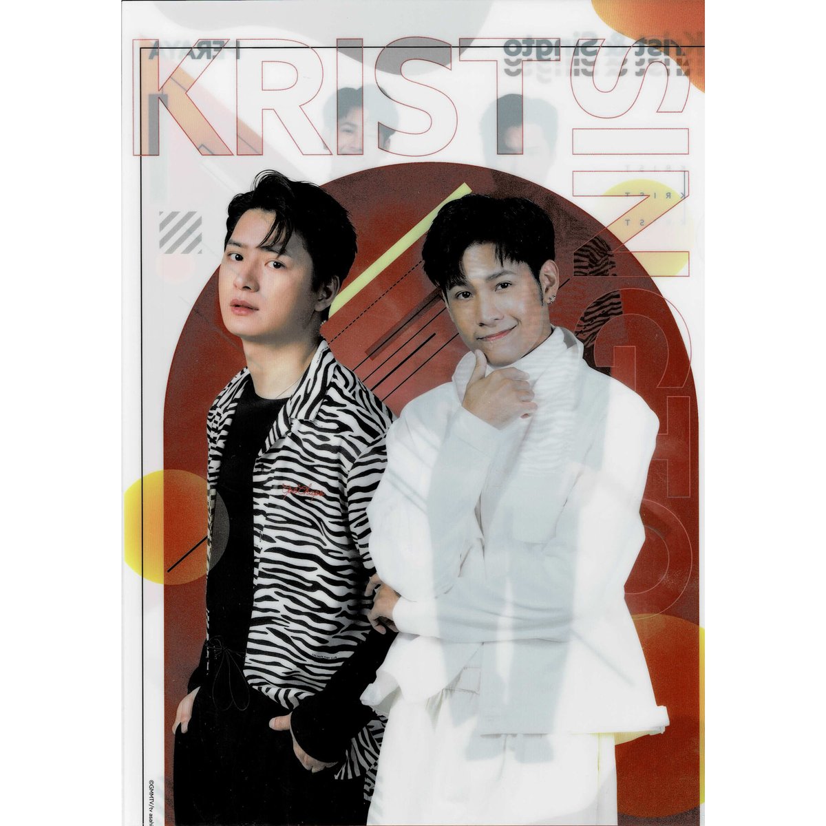GMMTV POP-UP STOREトレカ KristSingto タイBL 「GMMTV POPUP STORE」 クリアファイル Krist Singto【B