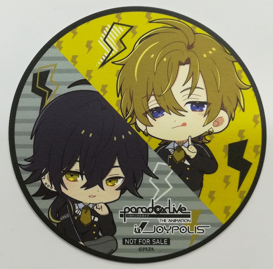 Paradox Live 辰宮晴臣 九頭竜智生 JOYPOLIS 特典コースター | K-BO