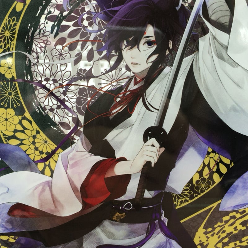 キズ有】剣が君 九十九丸 夜長月の舞いくじ B賞アクリルスタンド | K  