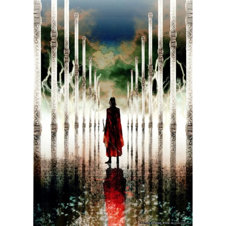 墨香銅臭『漫画 天官賜福』　マンガ展 コラボカフェ　A5高級紙 イラストカード　花城【BLグッズ】