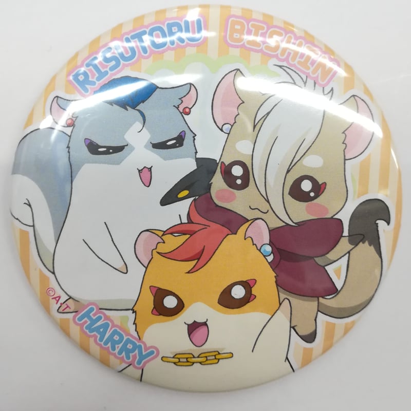 HUGっとプリキュア ハリー＆ビシン＆リストル トゥィンクル缶バッジ