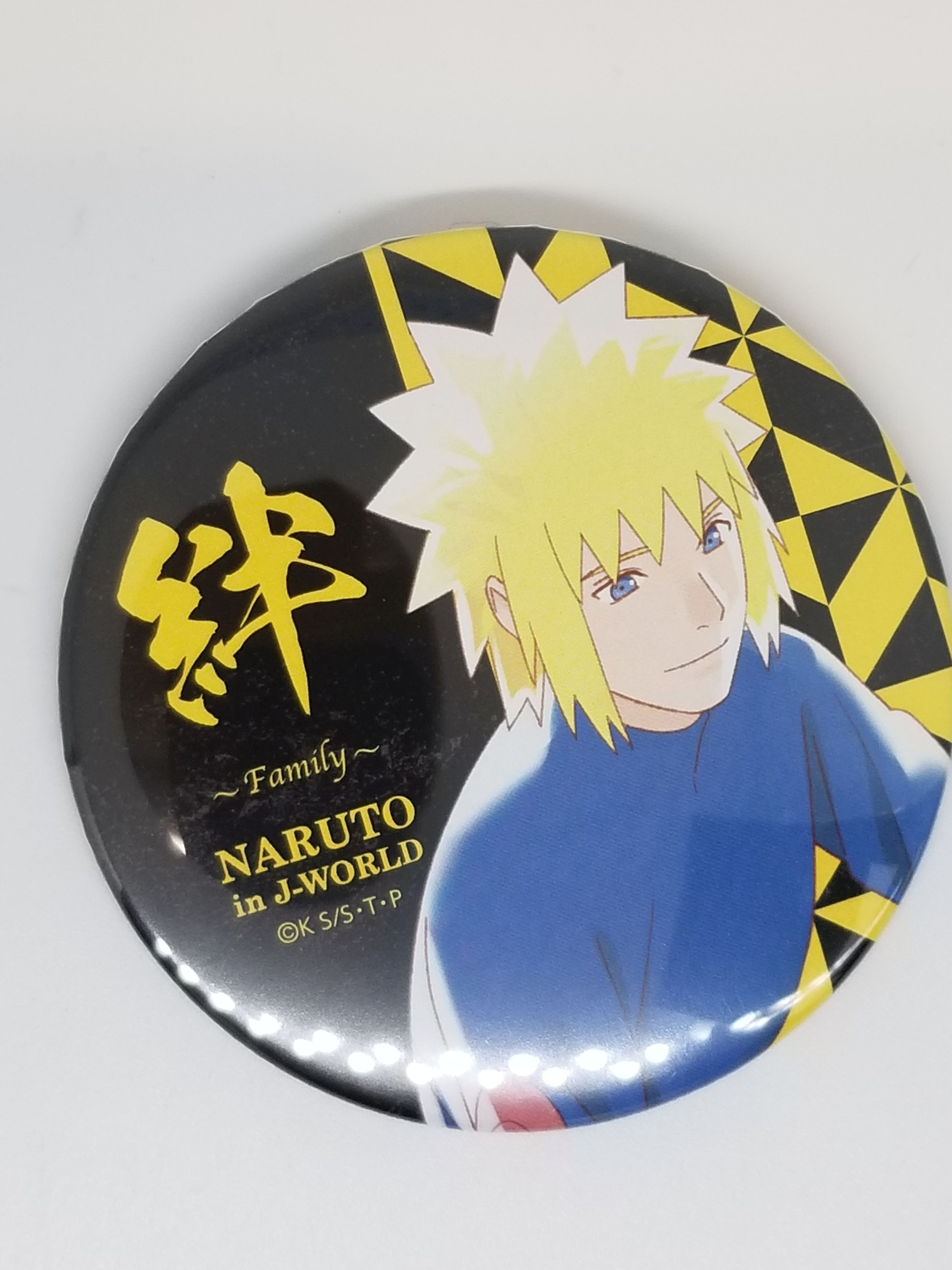NARUTO J-world 缶バッジ 波風ミナト original