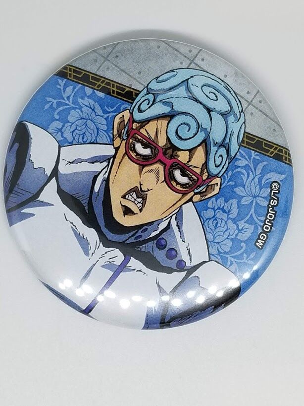 ジョジョの奇妙な冒険 ギアッチョ暗殺者チームブラインド缶バッジVol.1