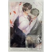 すめし 『リーマンラブホ男子会』×くじメイト　アクリルビジュアルボード【BLグッズ】