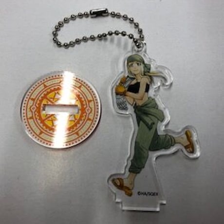鋼の錬金術師　トレーディングアクリルスタンドキーホルダー　ウィンリィ・ロックベル