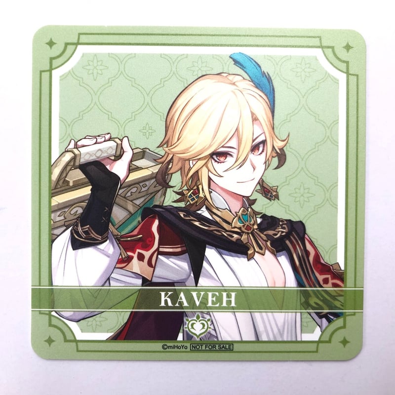 原神 カーヴェ セガのたい焼き×原神焼き コースター | K-BOOKS 池袋 2