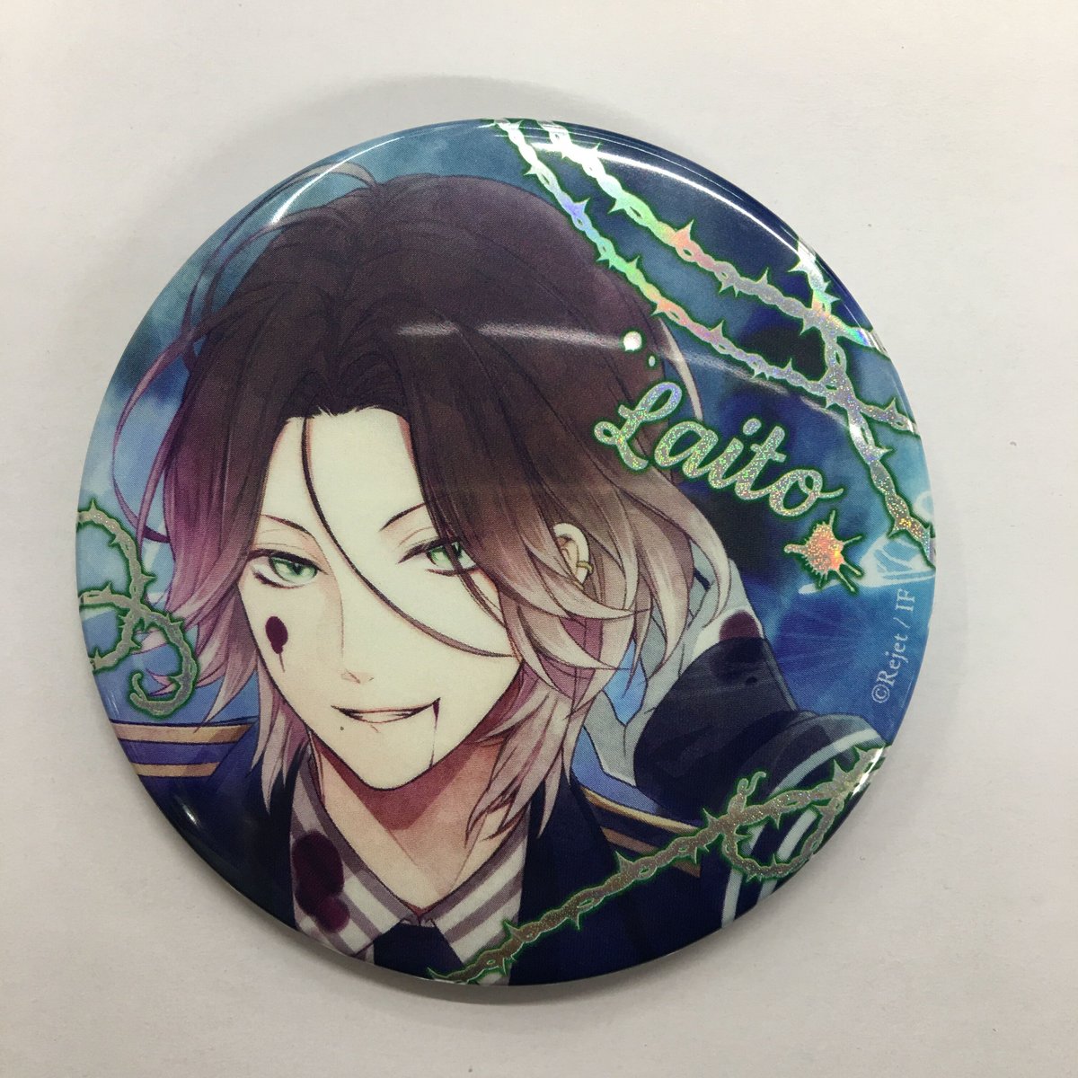 DIABOLIKLOVERS 逆巻ライト ホロ缶バッジ | K-BOOKS 池袋 2次元グッズ通販