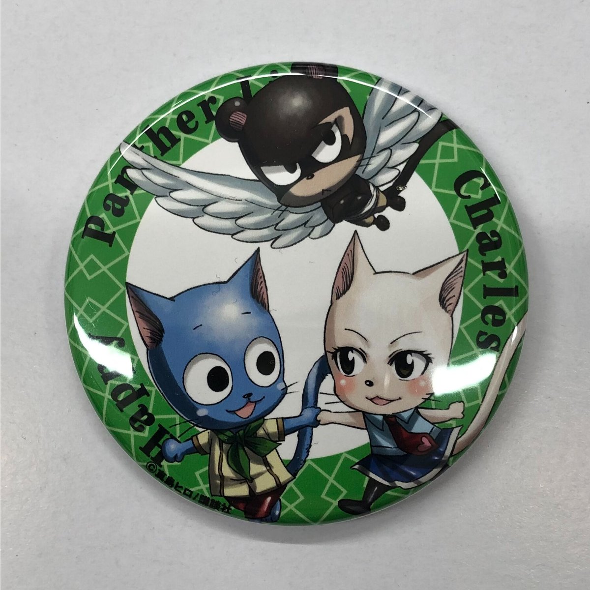 新品 未開封フェアリーテイル缶バッジ 豆しばコラボ グレイ 豆しば×フェアリーテイル 缶バッジ グレイ（再販）[KThingS]《在庫切れ》