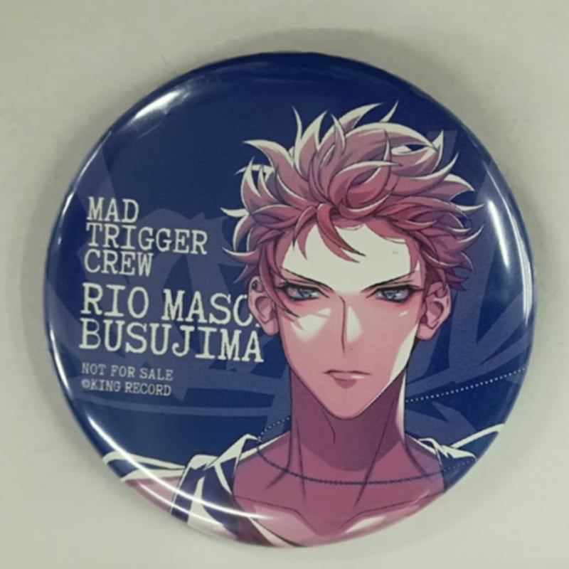 ヒプノシスマイク 毒島メイソン理鶯  グッズ 缶バッジ ヒプノシスマイク 毒島メイソン理鶯 .MAD TRIGGER CREW ELR STORE特典