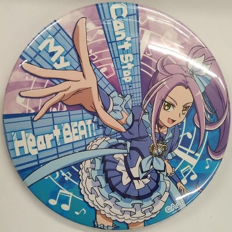 スイートプリキュア　キュアビート　トゥインクル缶バッジ５ Fever！