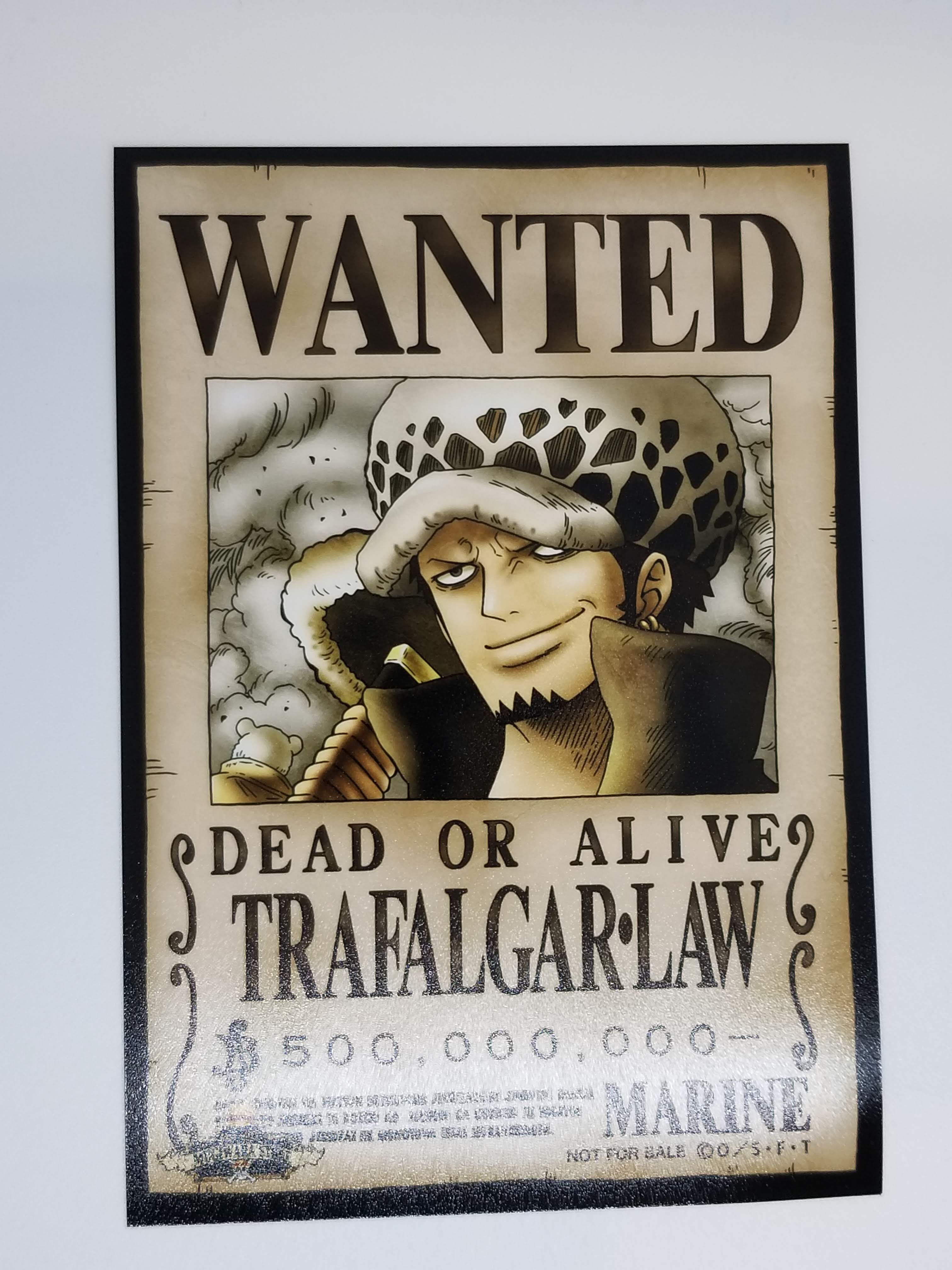 トラファルガー・ロー　ONE PIECE 手配書ブロマイド　特典　50枚 original
